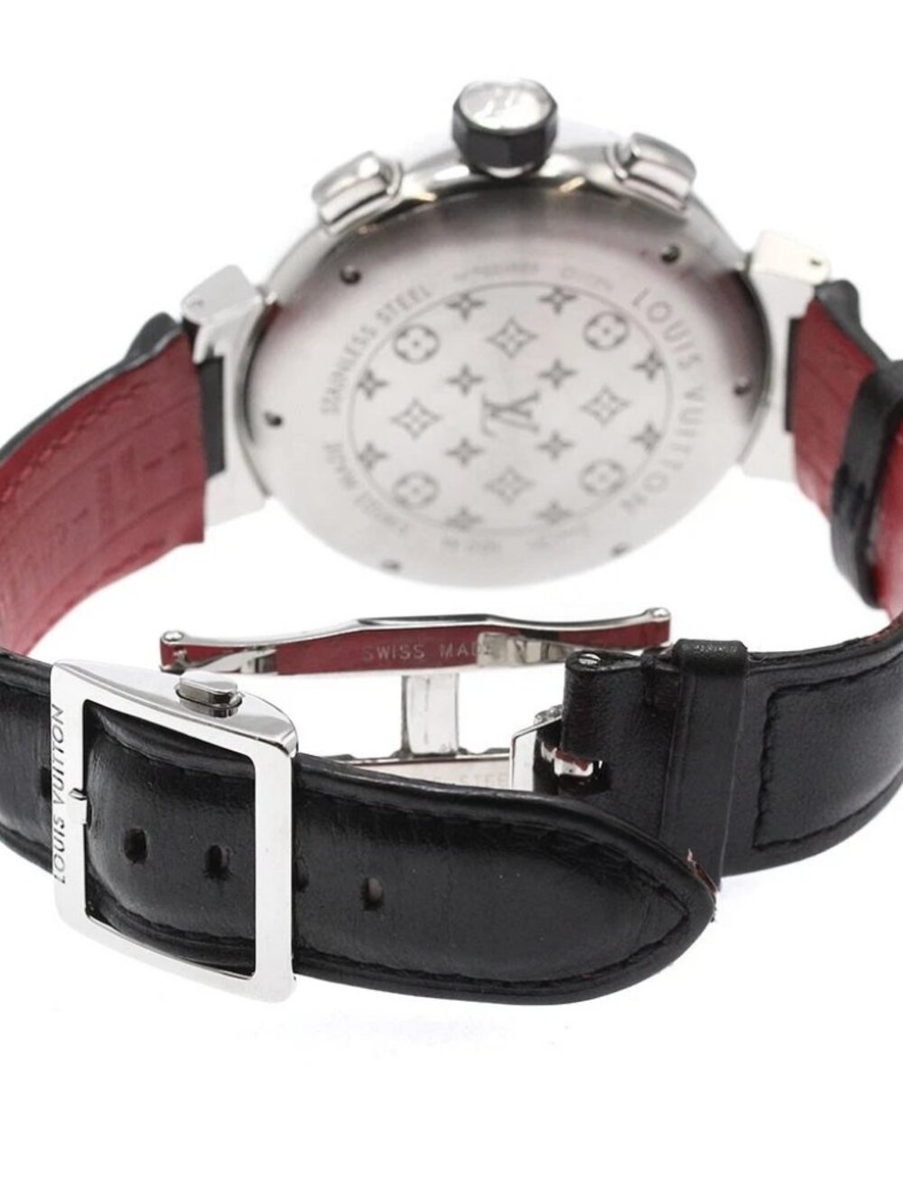 LOUIS VUITTON Tambour Chronograph Voyage Q102N Automatic Men's Watch_945802 - Picture 4 of 7